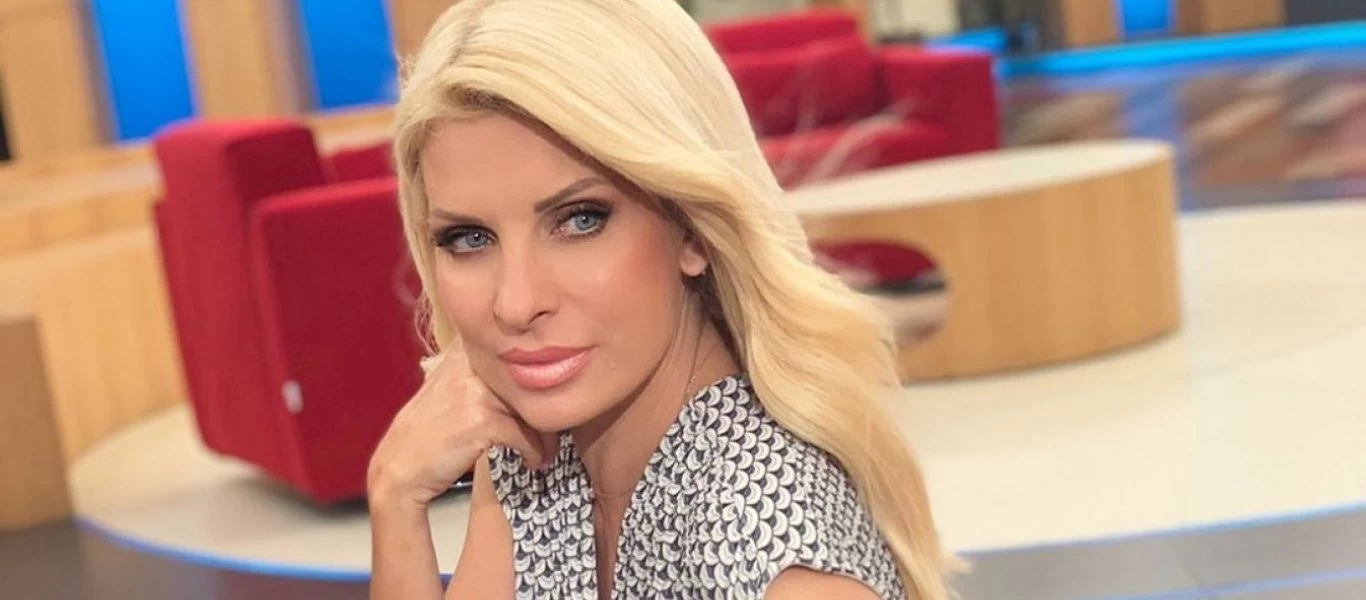 Η Ελένη Μενεγάκη άδειασε το καμαρίνι της στον Alpha (φωτό)